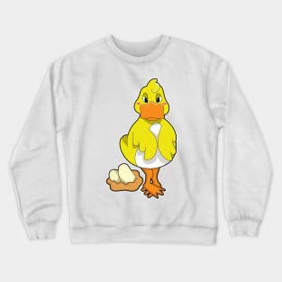 Duck with Eggs Crewneck Sweatshirt